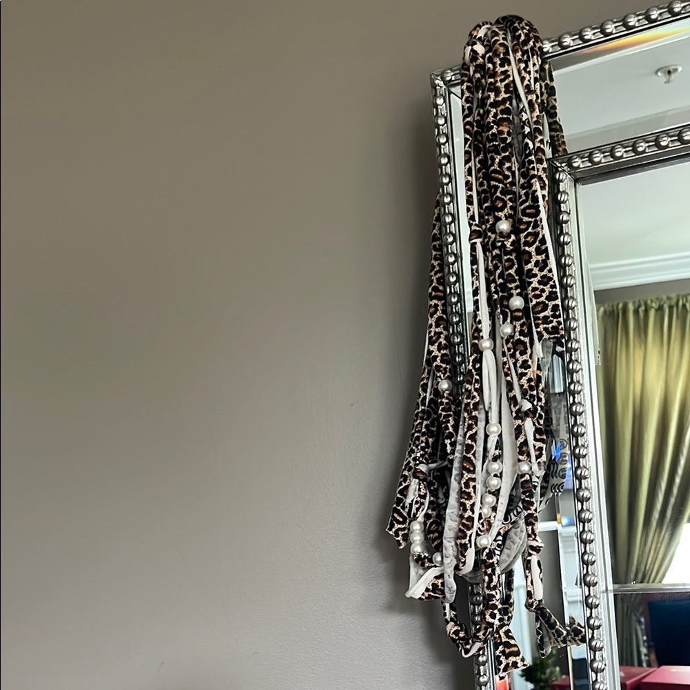 Leopard Print Women's Scarf